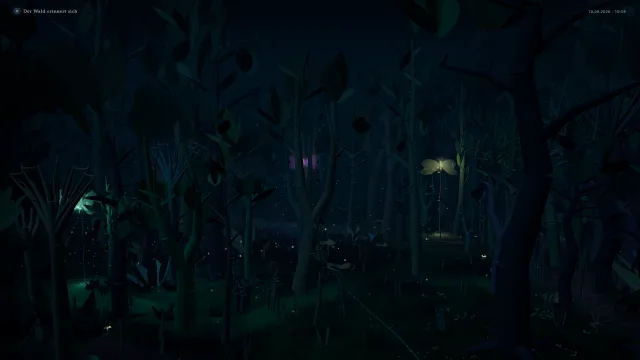 Enchanted Forest – Kamerabasierte generative Ausstellungsinstallation