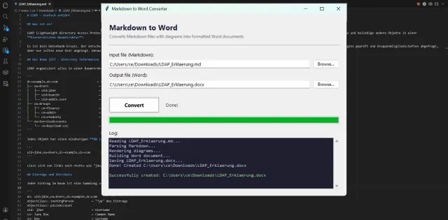 MD2Word – Markdown-zu-Word-Konverter