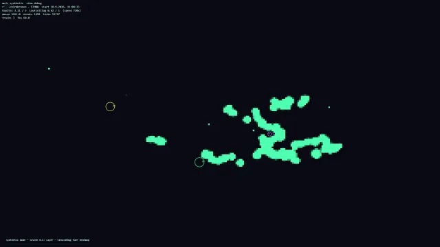 Enchanted Forest Debug-Ansicht – Heatmap der Reifegrade im Memory Field